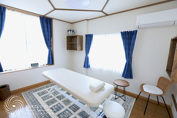 施術室1 オステオパシー よりこクリニック osteopathy_room_yoriko-clinic